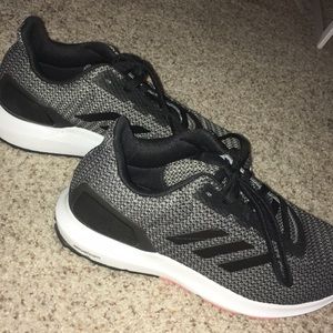 Gray & Black Adidas Cloudfoam Shoes